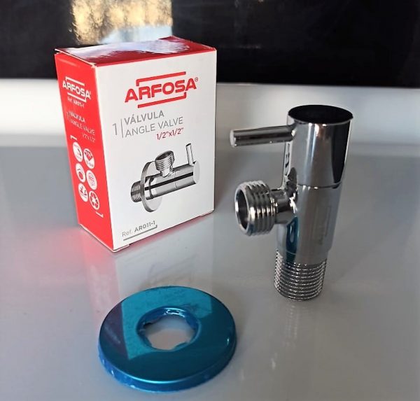 VANNE EQUAIRE 1/2-1/2 ARFOSA CHROME AR011-1